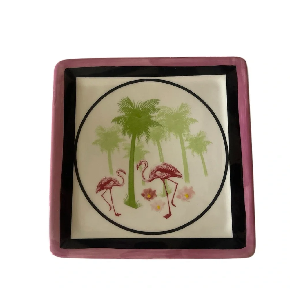 NWT Las Vegas Flamingo Ceramic Decorative Plaque.‎